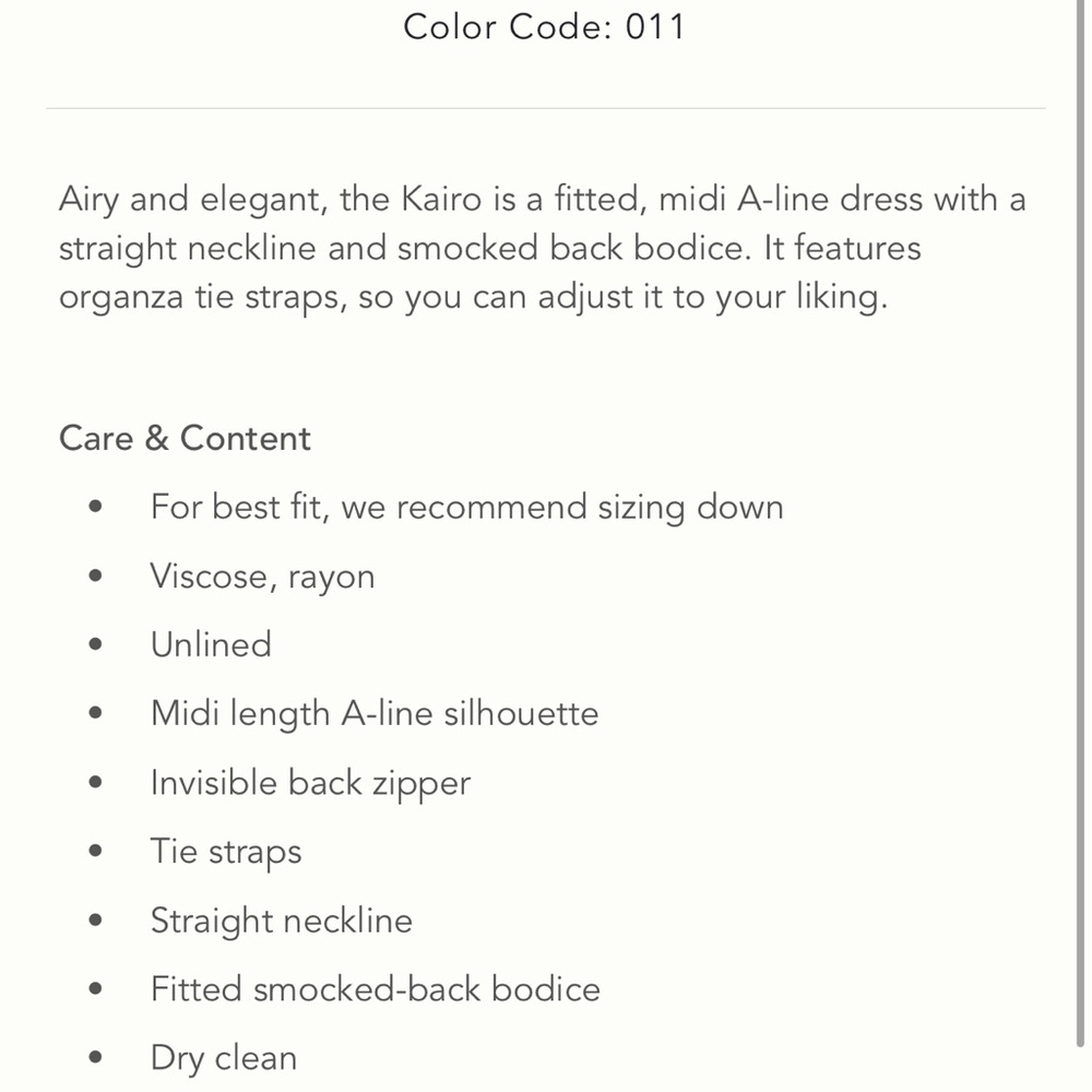 Elegant Cream Tie-Shoulder Midi Dress - Picture 3 of 5